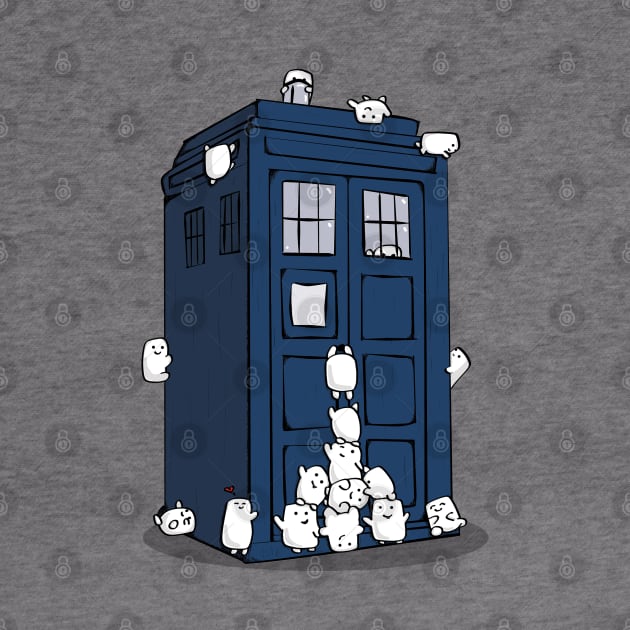 The Adipose Have the Phone Box by KittenKirby